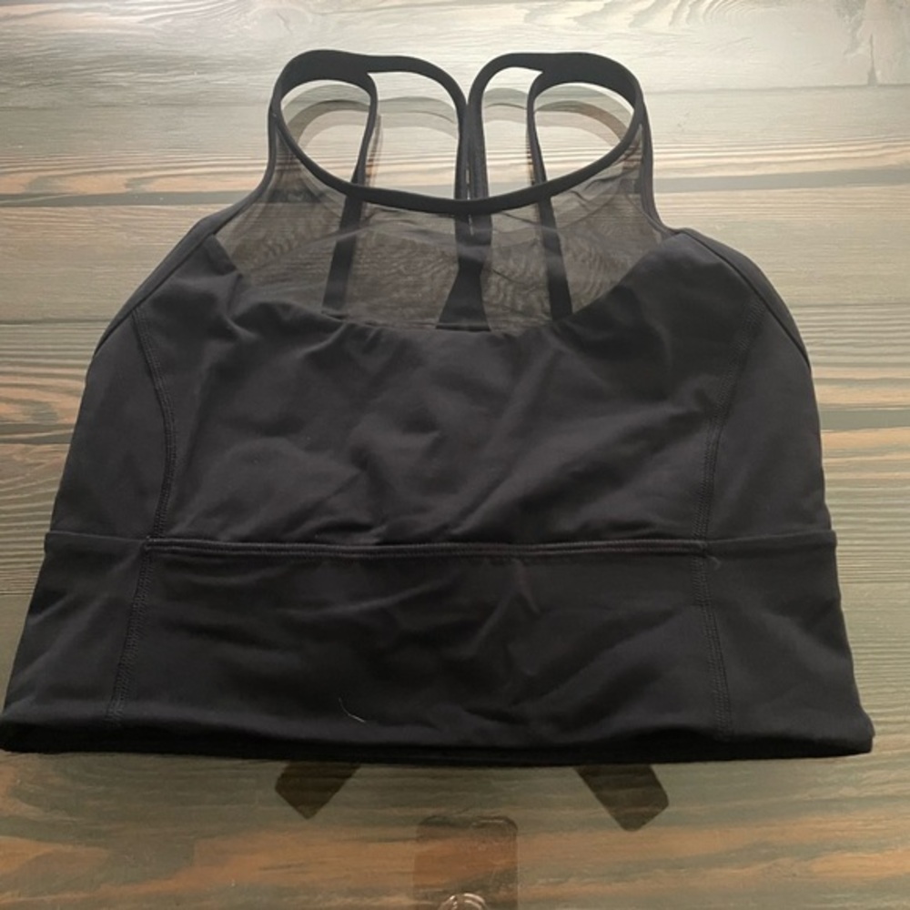 Lululemon Black Sports Bra Sleek Racerback Design